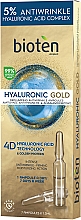 Düfte, Parfümerie und Kosmetik Ampullen gegen Falten - Bioten Hyaluronic Gold Replumping Antiwrinkle Ampoules