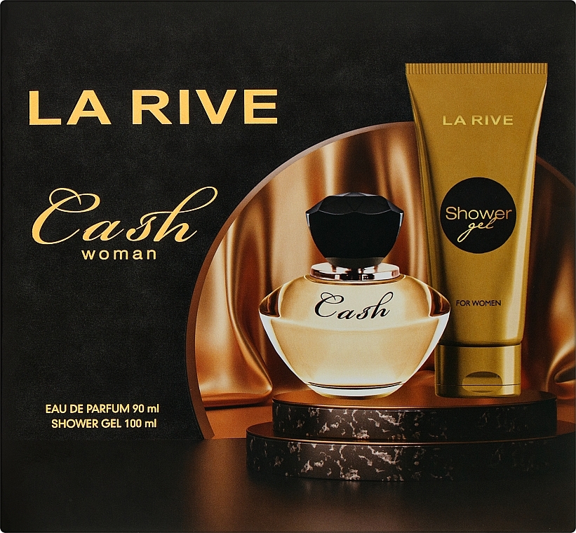 La Rive Cash Woman - Duftset (Eau de Parfum 90ml + Duschgel 100ml) — Bild N1