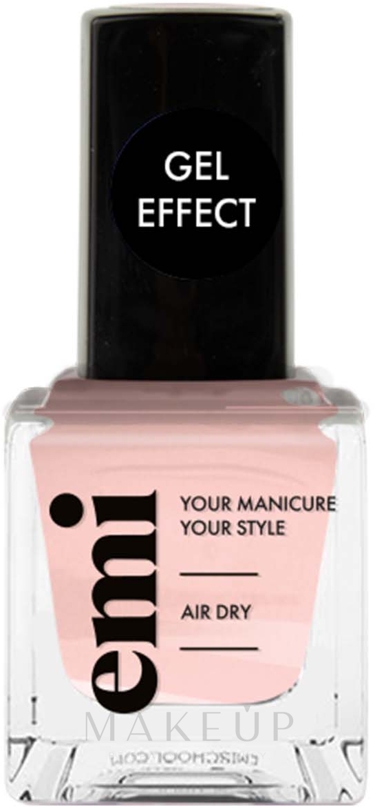 Nagellack mit Geleffekt - Emi Ultra Strong Nail Polish Gel Effect  — Bild #002 - Misty Pink