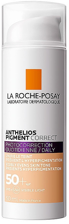 Getönte Tagescreme für zu Pigmentierung neigende Haut SPF 50+ - La Roche-Posay Anthelios Pigment Correct — Bild N1