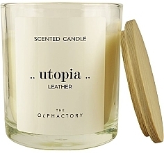 Düfte, Parfümerie und Kosmetik Duftkerze - Ambientair The Olphactory Utopia Leather Candle