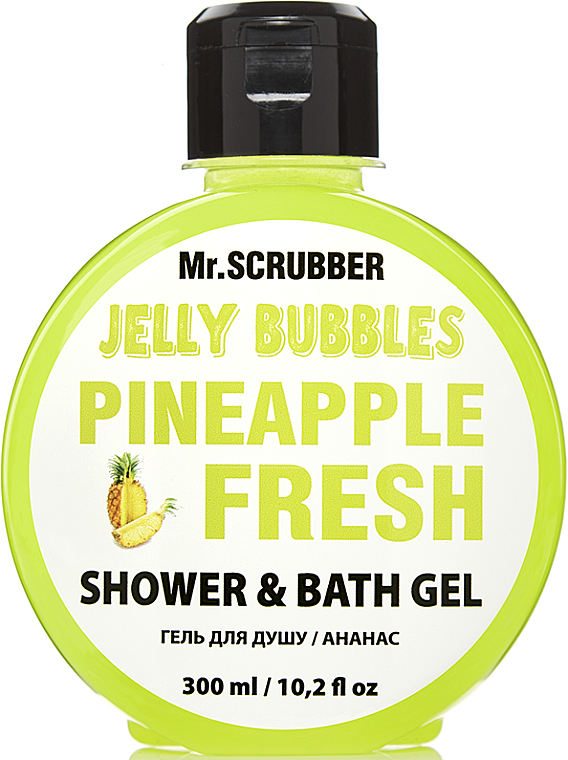 Duschgel mit Ananas - Mr.Scrubber Jelly Bubbles Pineapple Shower & Bath Gel — Bild N1