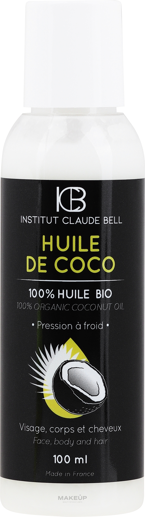 Kokosnussöl - Institut Claude Bell Organic Coconut Oil — Bild 100 ml