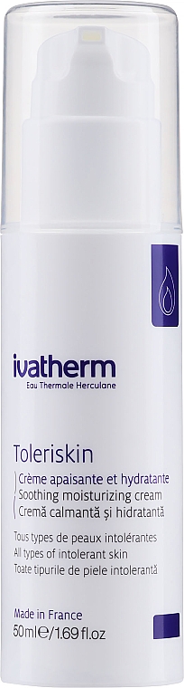 Beruhigende Feuchtigkeitscreme für alle Hauttypen - Ivatherm Toleriskin Soothing Moisturizing Cream — Bild N1