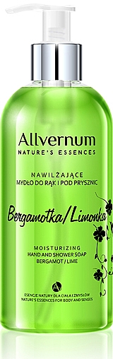 Hand- und Duschseife "Bergamotte & Limette" - Allvernum Nature's Essences Hand And Shower Soap