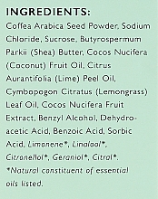 Kaffee-Körperpeeling mit Zitronengras - Upcircle Coffee Body Scrub With Lemongrass — Bild N4