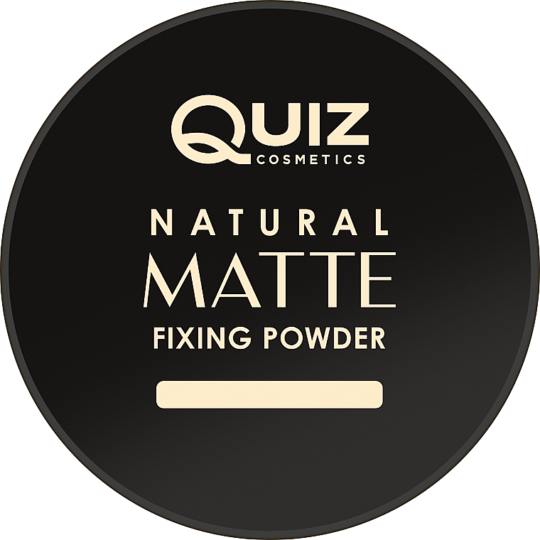 Fixierpuder für Make-up - Quiz Cosmetics Natural Matte Fixing Powder — Bild N1