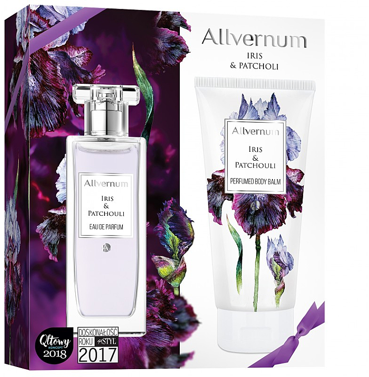 Allverne Iris & Patchouli - Duftset (Eau de Parfum 50ml + Körperbalsam 200ml) — Bild N1