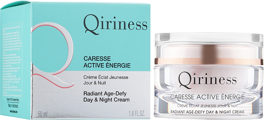 Glättende Gesichtscreme Energie und Ausstrahlung - Qiriness Caresse Active Enegie Radiant Age-Defy Day&Night Cream — Bild N2