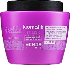 Maske für coloriertes Haar mit Aminosäuren und Argan - Echosline Seliar Kromatik Mask — Bild N1
