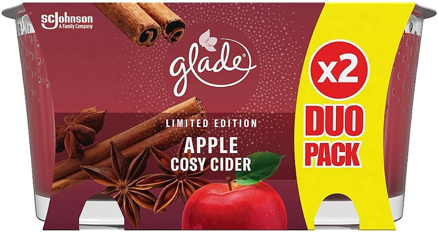 Duftkerze Apfelwein und Zimt - Glade Apple Cozy Cider Candle — Bild N3