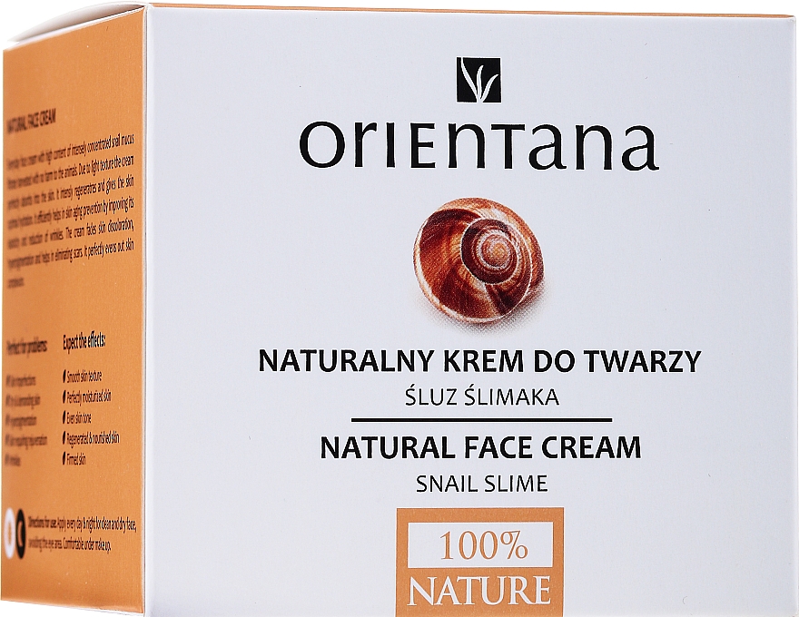 Natürliche Tages- und Nachtcreme mit Schneckenschleimfiltrat - Orientana Natural Snail Cream — Bild N2