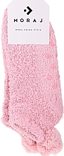 Warme Damensocken mit Pompon, CDC450-010, rosa - Moraj — Bild N1