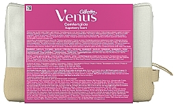 Set - Gillette Venus Comfortglide Sugarberry Scent (Rasierer/1 St. + Klingen/2 St. + Kosmetiktasche) — Bild N3