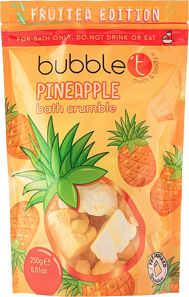 Badebombe Ananas - Bubble T Fruitea Ananas Bath Crumble — Bild N1