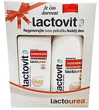 Düfte, Parfümerie und Kosmetik Körperpflegeset - Lactovit Lactourea (sh/gel/500ml + b/milk/400ml)
