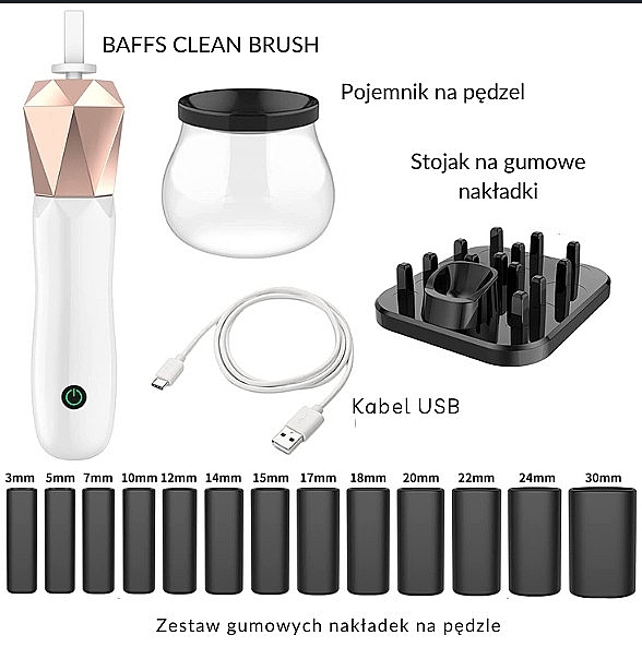 Gerät zum Reinigen und Trocknen von Make-up-Pinseln - Baffs Clean Brush  — Bild N1