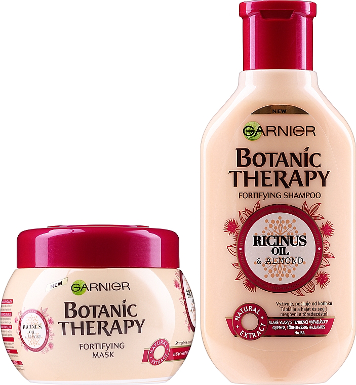 Haarpflegeset - Garnier Botanic Therapy (Haarshampoo 250ml + Haarmaske 300ml) — Bild N2