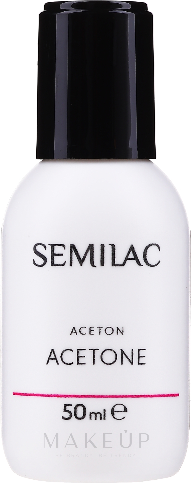 Nagellackentferner - Semilac Acetone — Bild 50 ml