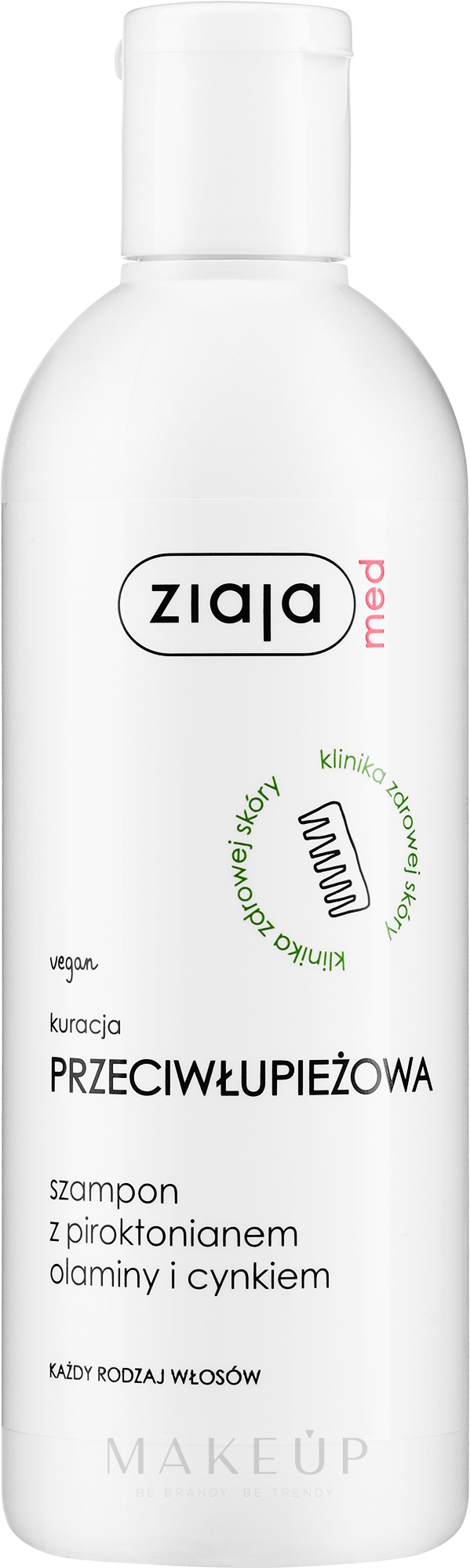 Anti-Schuppen Shampoo "Repair & Care" - Ziaja Med Treatment Cure Against Dandruff Shampoo — Bild 300 ml