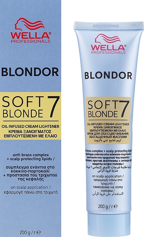 Aufhellende Haarcreme - Wella Professionals Blondor Soft Blonde Cream  — Foto N2