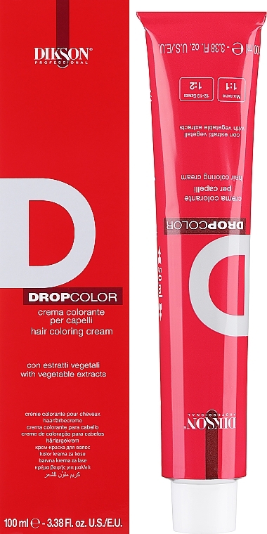 Creme-Haarfarbe - Dikson Drop Color Hair Coloring Cream — Bild N1