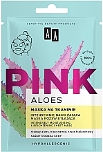 Feuchtigkeitsspendende und aufhellende Tuchmaske - AA Aloes Pink Intensively Moisturising & Brightening Sheet Mask — Bild N1