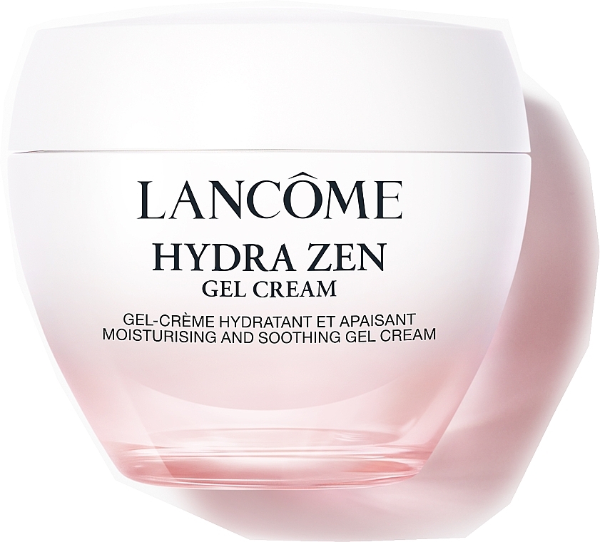 Feuchtigkeitsspendende und beruhigende Gesichtsgel-Creme mit Hyaluronsäure und Rosenextrakt - Lancome Hydra Zen Gel Cream — Bild N1