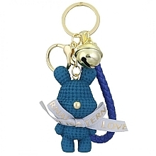 Schlüsselanhänger Süßer Hase blau - Ecarla — Bild N1