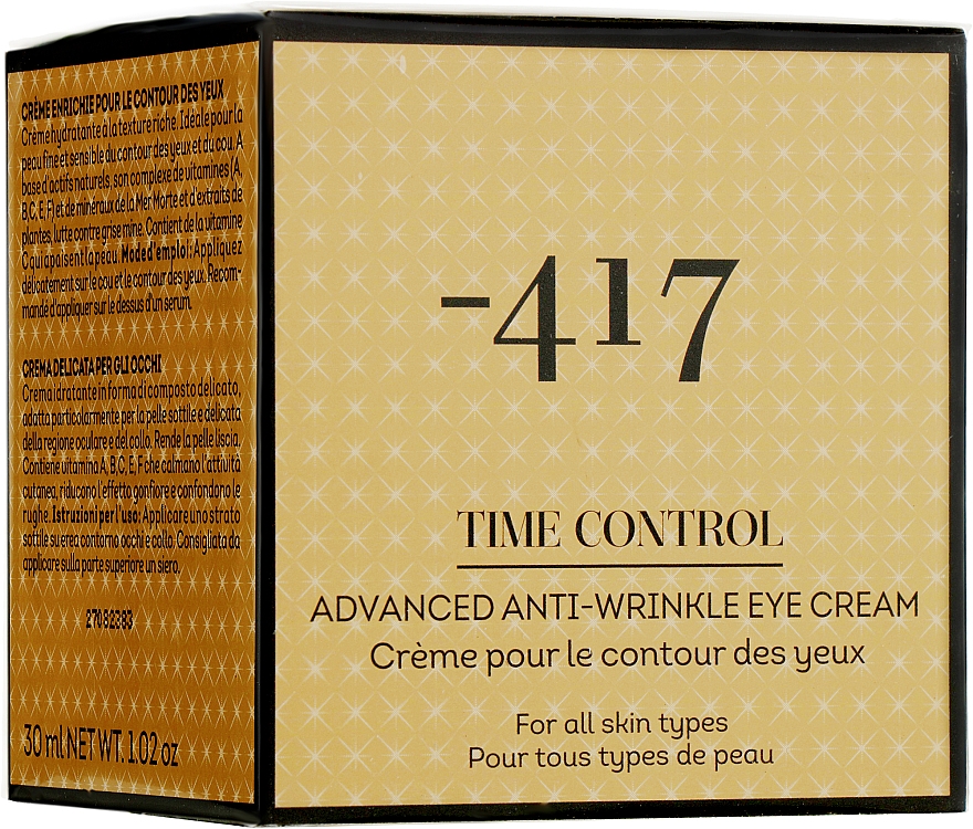 Anti-Falten-Augenkonturcreme mit Avocadoöl - -417 Time Control Collection Rich Eye Cream — Bild N3