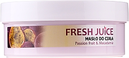 Creme-Butter für den Körper mit Passionsfrucht und Macadamia - Fresh Juice Passion Fruit & Macadamia — Bild N2