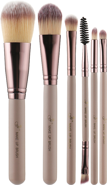 Make-up Pinselset 6-tlg. - FFleur Make Up Brush Set BF-106 — Bild N1