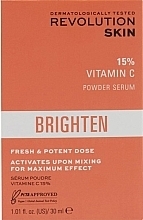 Aufhellendes Serum für die Haut - Revolution Skincare Brighten Vitamin C Powder Serum — Bild N2