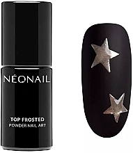 Hybrid-Nagellack - NeoNail Top Frosted Powder Nail Art — Bild N2