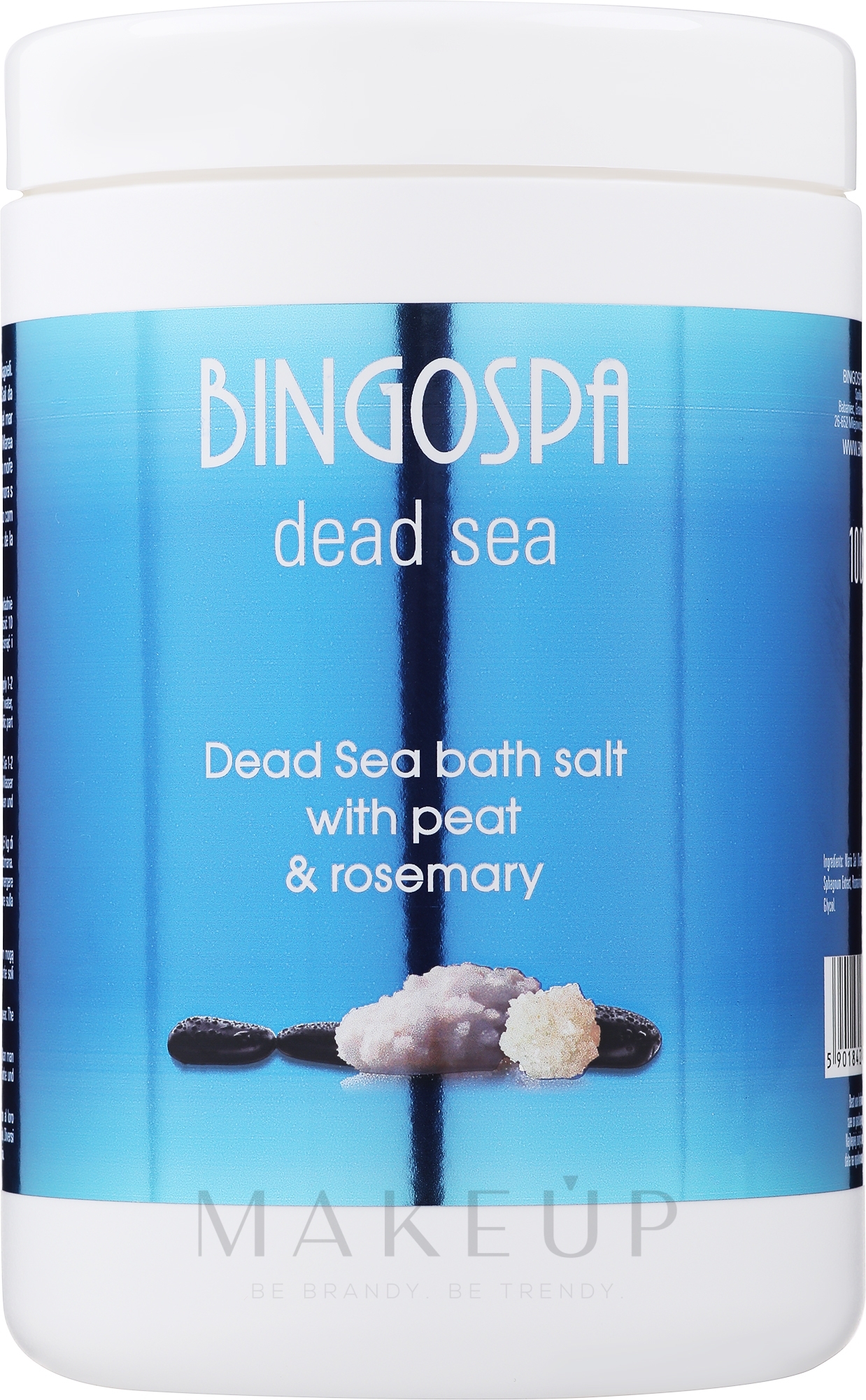Salz aus dem Toten Meer mit Rosmarin - BingoSpa The Salt From The Dead Sea With Mud And Rosemary — Bild 1000 g