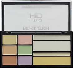 Parfüm, Parfümerie, Kosmetik Gesichtsconcealer-Palette - Makeup Revolution HD Correct and Perfect Palette
