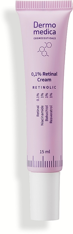 Gesichtscreme mit 0,1% Retinal - Dermomedica Retinolic 0.1% Retinal Cream — Bild N2