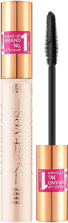 Wimperntusche - Eveline Cosmetics Sexy Eyes Thickening Lengthening and Lifting Mascara — Bild N1