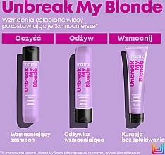 Stärkendes Shampoo für blondes, strapaziertes Haar mit Zitronensäure - Matrix Total Results Unbreak My Blonde Strengthening Shampoo — Bild N5