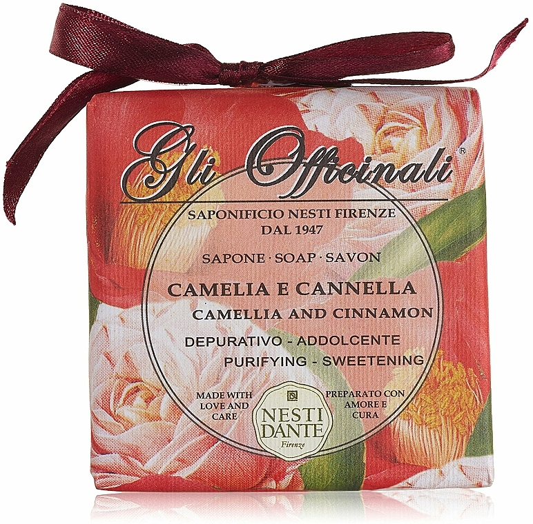 Naturseife Camelia & Cinnamon - Nesti Dante Purifying & Softening Soap Gli Officinali Collection — Bild N1