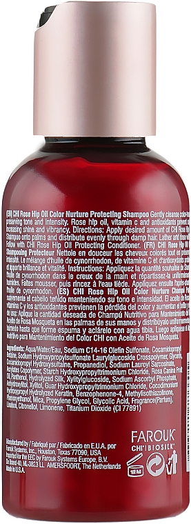Shampoo mit Hagebuttenöl und Keratin - CHI Rose Hip Oil Shampoo — Bild N2