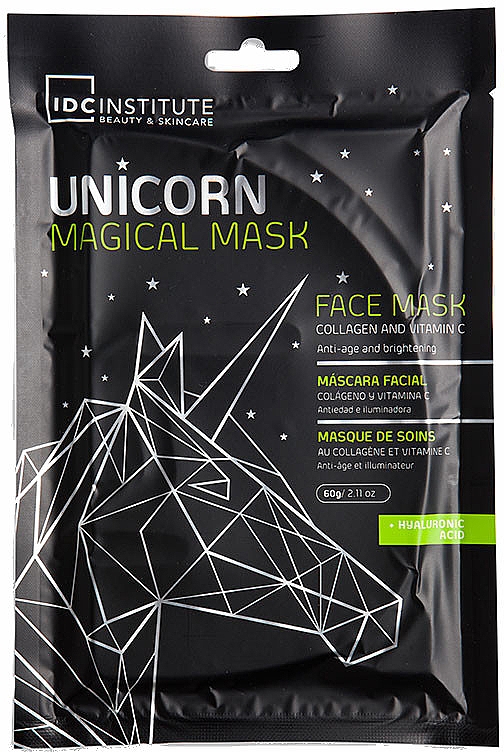 Gesichtsmaske mit Kollagen und Vitamin C - IDC Institute Unicorn Magical Mask Collagen And Vitamin C Face Mask — Bild N1