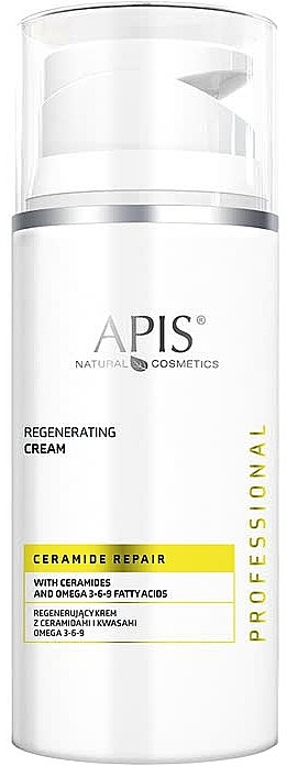 Regenerierende Creme mit Ceramiden und Omega-3-6-9-Fettsäuren - APIS Professional Ceramide Repair Regenerating Cream — Bild N1