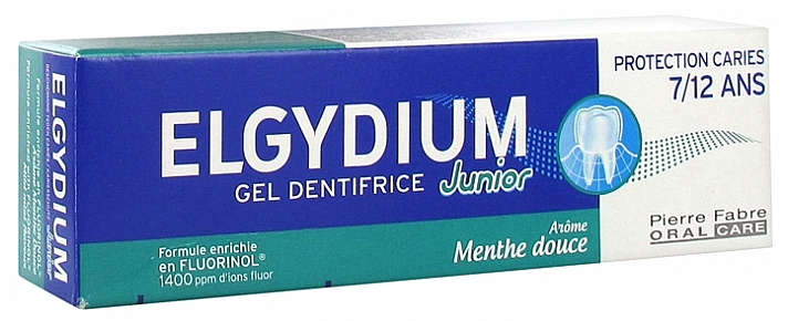 Zahnpasta zum Mundschutz 7-12 Jahre süße Minze - Elgydium Junior — Bild N1