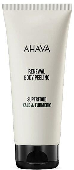 Revitalisierendes Körperpeeling - Ahava Superfood Kale & Turmeric Renewal Body Peeling (Probe)  — Bild N1