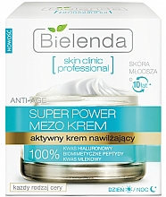 Intensiv feuchtigkeitsspendende Gesichtscreme für Tag und Nacht mit Hyaluron- und Milchsäure - Bielenda Skin Clinic Professional Mezo Anti-age — Bild N1