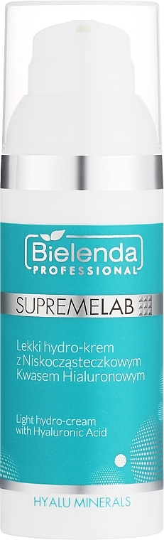 Leichte Hydrocreme mit Hyaluronsäure - Bielenda Professional SupremeLab Hyalu Minerals Light Hydro-Cream With Hyaluronic Acid — Bild N1