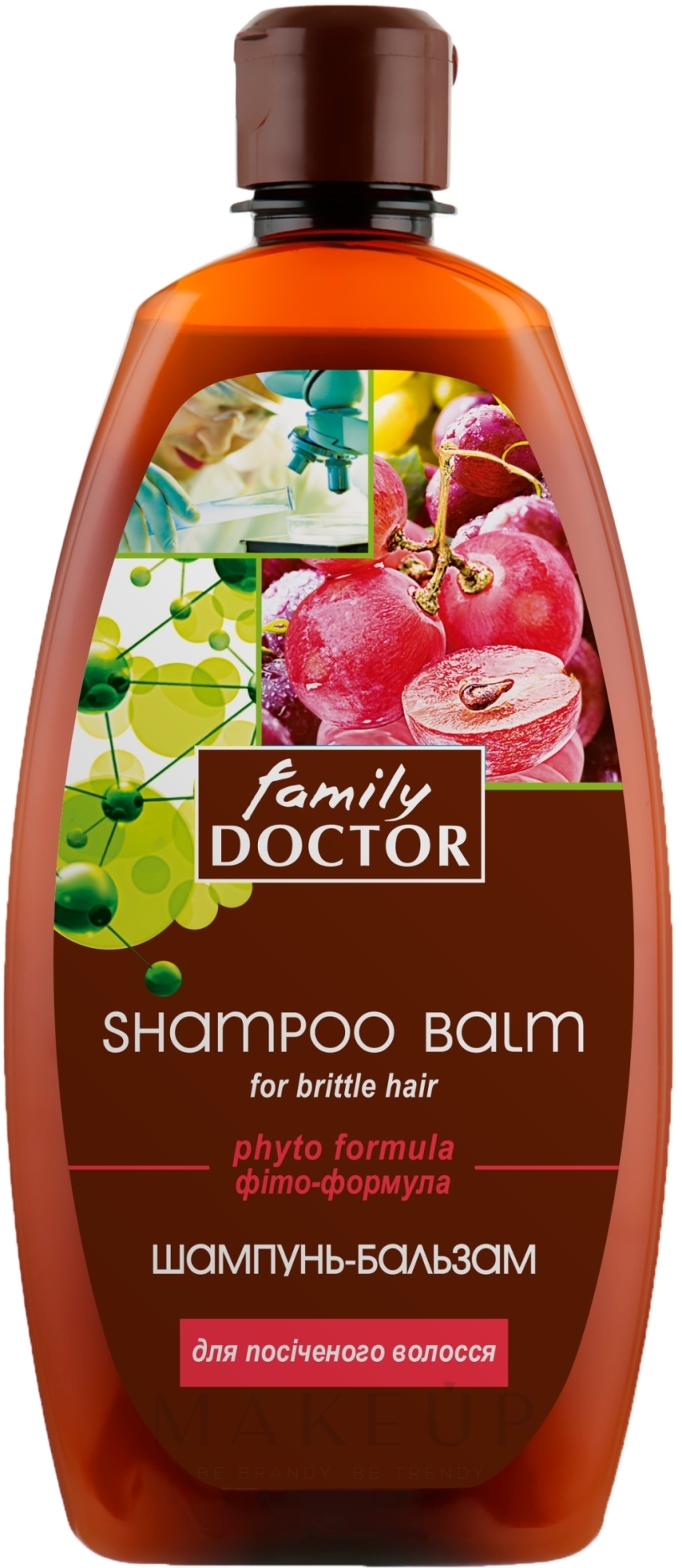 Shampoo-Conditioner für geschädigtes Haar mit Sanddorn-Extrakt - Family Doctor — Bild 500 ml