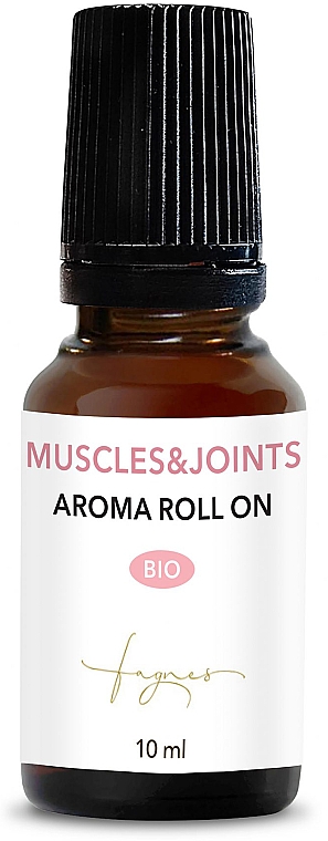 Ätherische Ölmischung gegen Schmerzen und Schwellungen - Fagnes Aromatherapy Bio Muscle & Joint Aroma Roll On — Bild N1