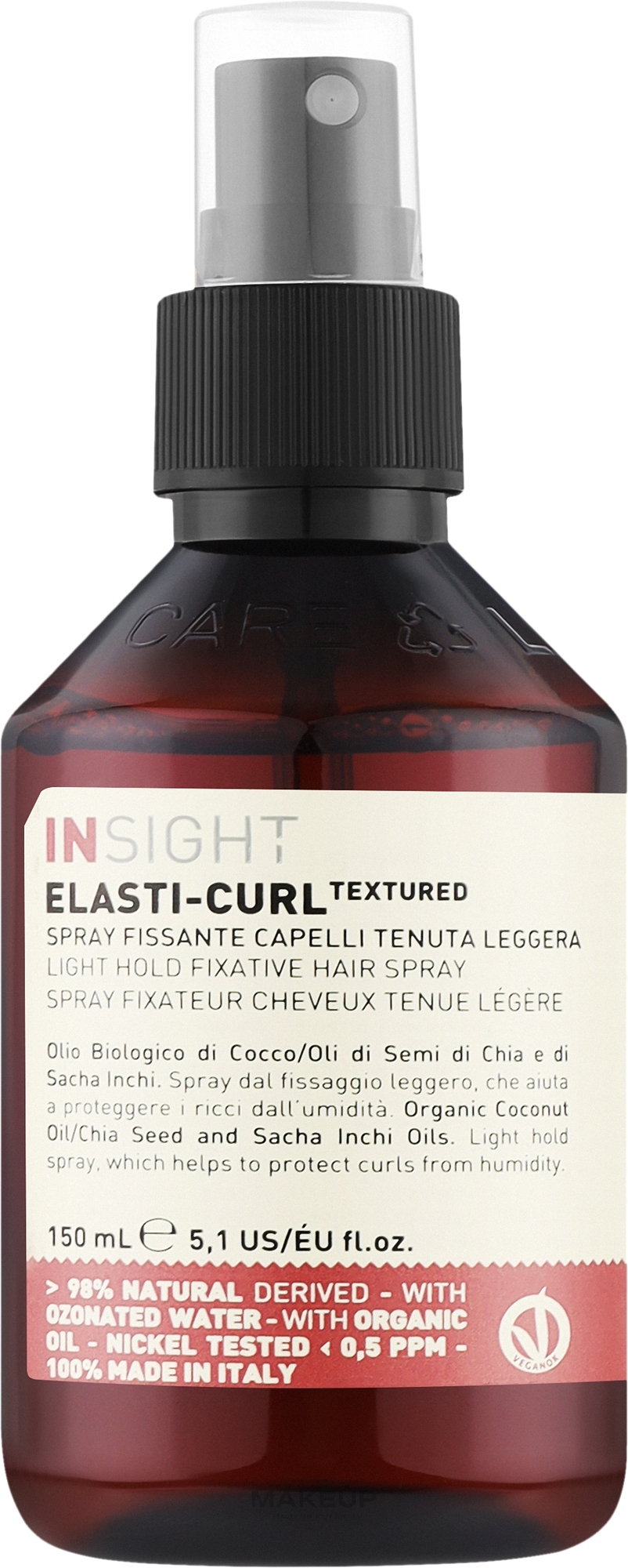 Stylingspray für lockiges Haar - Insight Elasti-Curl Textured Light Hold Fixative Hair Spray — Bild 150 ml
